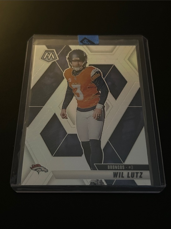 Panini Other - 2025 WILL LUTZ PANINI MOSAIC SILVER PRIZM #151 (BRONCOS)